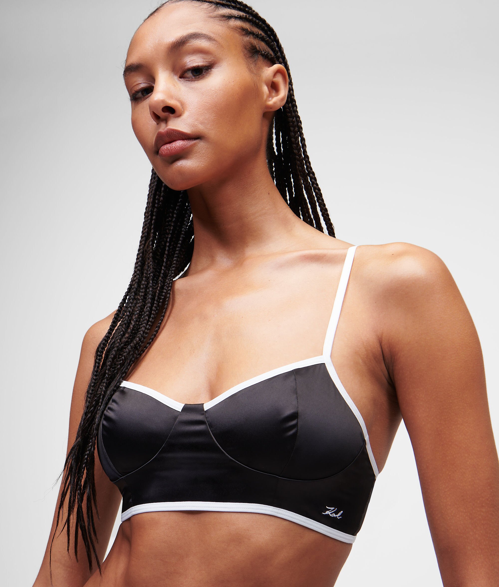 (image for) Timeless KARL SIGNATURE SATIN BRALETTE